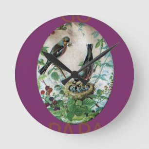 Kies voor Papa Time eenvoudige basisbehoeften Prod Ronde Klok