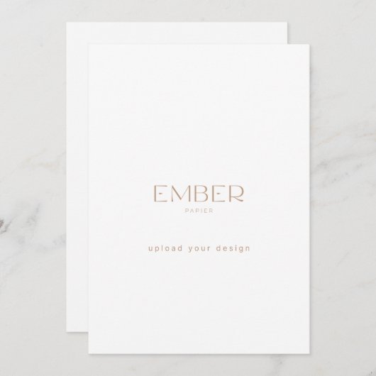 Kies voor Papier 5x7 Aangepast Uitnodigen Upload U Kaart (Voorkant / Achterkant)