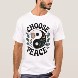 Kies voor Peace Yin Yang T-shirt