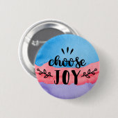 Kies voor plezier ronde button 5,7 cm (Voorkant /achterkant)