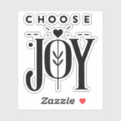 kies voor plezier sticker (Vel)