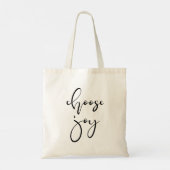 Kies voor plezier tote bag (Achterkant)