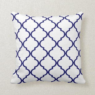 KIES VOOR Quatrefoil OM UW EIGEN KLEUR TE KIEZEN   Kussen