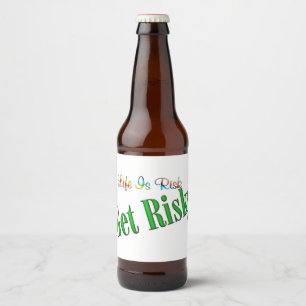 Kies voor Risky Bier Etiket