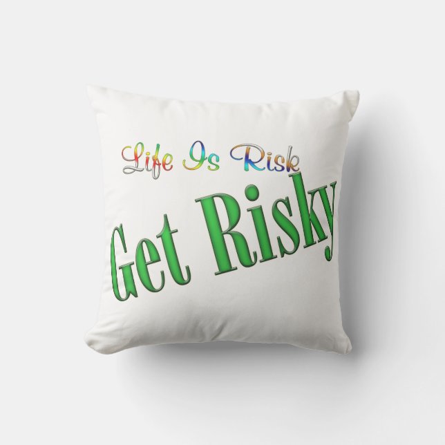 Kies voor Risky Buitenkussen (Voorkant)
