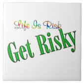 Kies voor Risky Tegeltje (Voorkant)