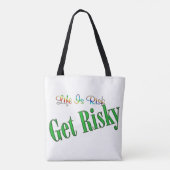 Kies voor Risky Tote Bag (Achterkant)