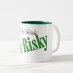 Kies voor Risky Tweekleurige Koffiemok