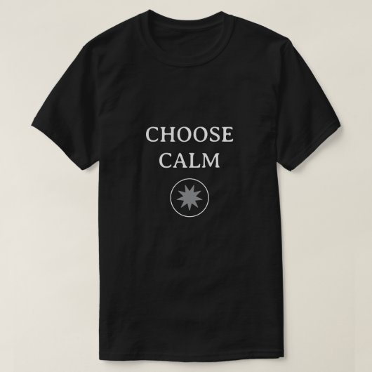 Kies voor Rust – Minimaal Esthetisch T-Shirt |  (Design voorkant)