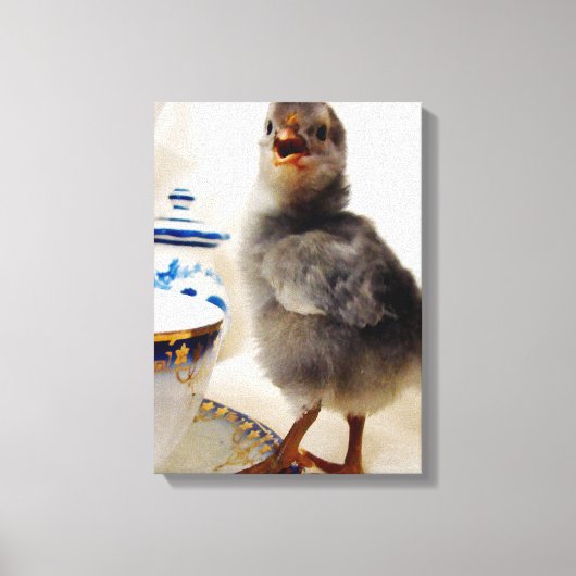 Kies voor Teacup Canvas Afdruk (Voorkant)