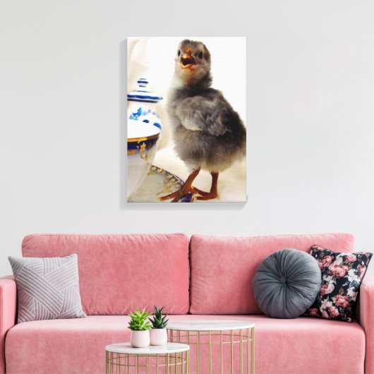 Kies voor Teacup Canvas Afdruk (Insitu (Woonkamer))