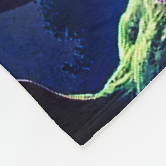 Kies voor vrede fleece deken (Hoek)