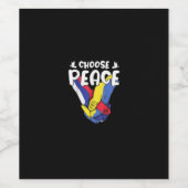 Kies voor Vrede Oekraïne Freedom International Und Wijn Etiket (Enkel label)