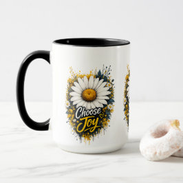 Kies voor vreugde Madeliefjes Bloem koffiemok Mok