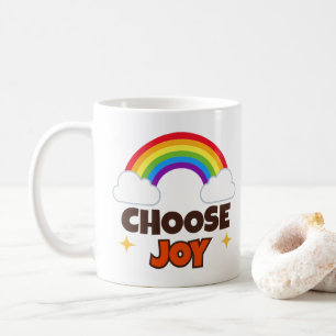 Kies voor Vreugde - Regenboog Mok