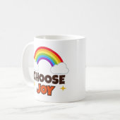 Kies voor Vreugde - Regenboog Mok (Voorkant links)