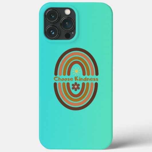 Kies voor vriendelijkheid. Maak de wereld vriendel Case-Mate iPhone Case (Achterkant)