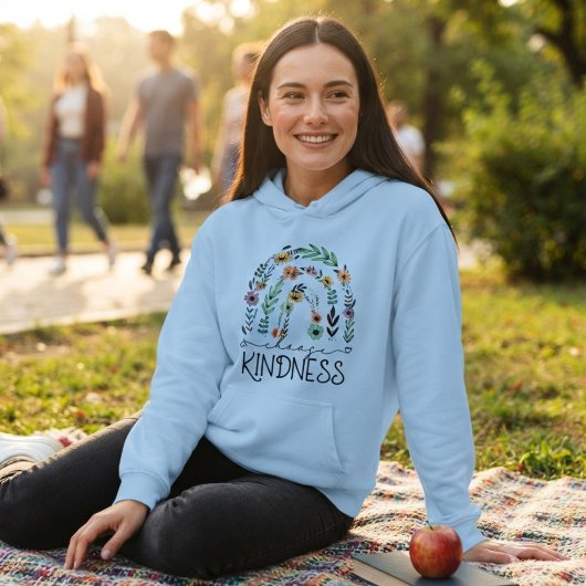 Kies voor vriendelijkheid. Trui Hoodie