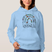 Kies voor vriendelijkheid. Trui Hoodie (Voorkant)