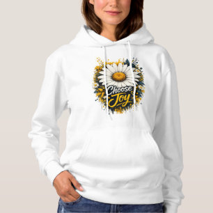 Kies voor vrolijkheid Daisy bloemige hoodie