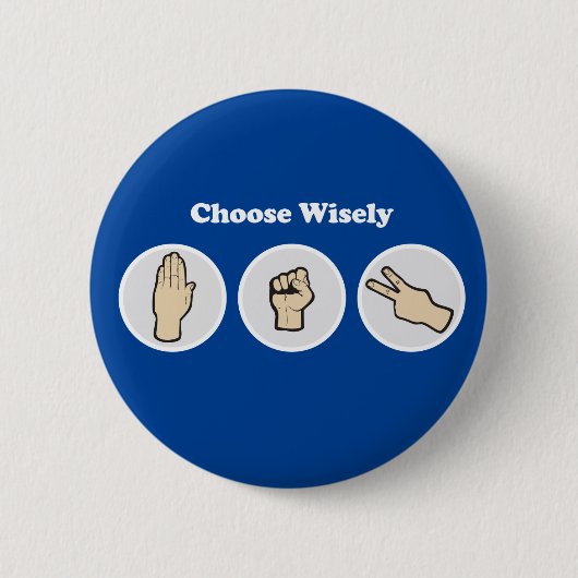 Kies voor Wisely Ronde Button 5,7 Cm (Voorkant)