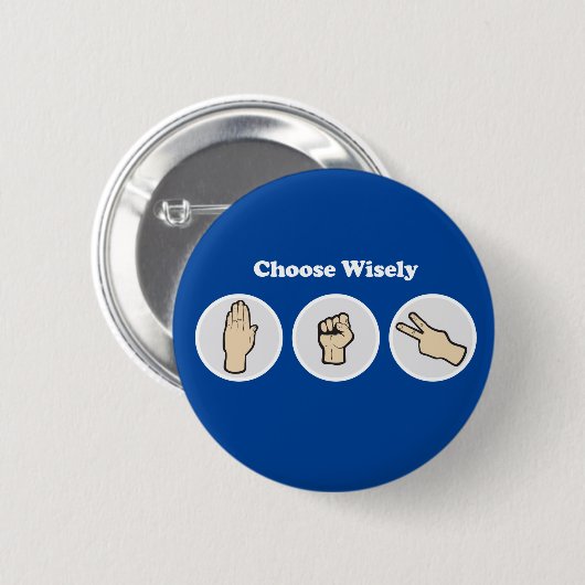 Kies voor Wisely Ronde Button 5,7 Cm (Voorkant /achterkant)