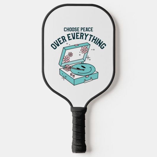 Kies Vrede Boven Alles  Pickleball Paddle (Voorkant)
