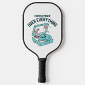 Kies Vrede Boven Alles  Pickleball Paddle (Achterkant)