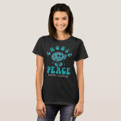 Kies Vrede Boven Verlichting OCD Bewustzijn T-shirt (Voorkant volledig)