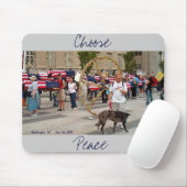"Kies vrede" Muismat (Met muis)