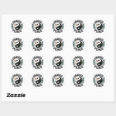 Kies Vrede Yin-Yang Sticker (Vel)