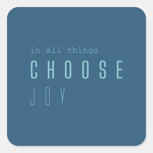 Kies vreugde. In alle dingen. Stickers en labels (Voorkant)