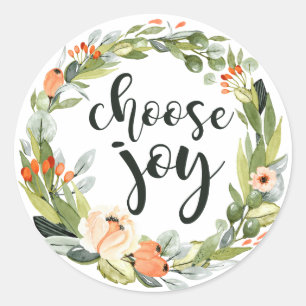 Kies vreugde, Inspirerend Geloof Sticker