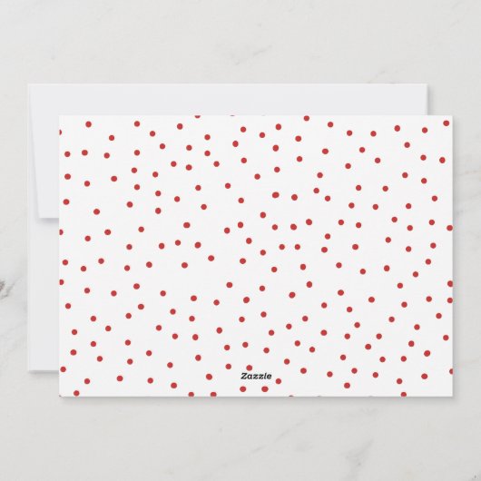 Kies Vreugde Moderne Kerstmis Gelukkige Vakantie F Feestdagenkaart (Achterkant)