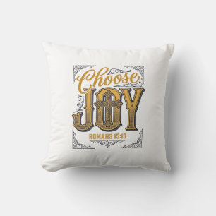Kies vreugde Romans 15_13 Christelijk geloof Shirt Kussen