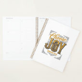 Kies vreugde Romans 15_13 Christelijk geloof Shirt Planner (Display)