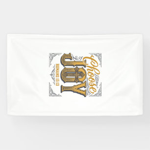 Kies vreugde Romans 15_13 Christelijk geloof Shirt Spandoek