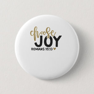 kies vreugde ronde button 5,7 cm
