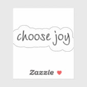 Kies vreugde sticker (Vel)