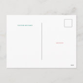 Kies vreugde Vakantie Bessen Aangepaste Foto Postc Feestdagenkaart (Achterkant)