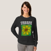 KIES VRIENDELIJKHEID bloem T-SHIRTS TEES (Voorkant volledig)