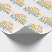 Kies Vriendelijkheid Cadeaupapier (Hoek)