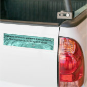 Kies vriendelijkheid geduld acceptatie Bumperstick Bumpersticker (Op Truck)