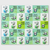 Kies vriendelijkheid, gezegend voorbij maat, gezeg cadeaupapier (Vlak)