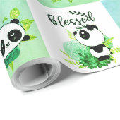 Kies vriendelijkheid, gezegend voorbij maat, gezeg cadeaupapier (Rol Hoek)