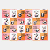 Kies vriendelijkheid; gezegend voorbij maat, gezeg inpakpapier vel (Voorkant 2)