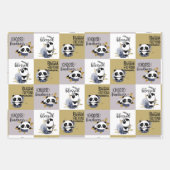 Kies vriendelijkheid; gezegend voorbij maat, gezeg inpakpapier vel (Voorkant)