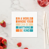 Kies vriendelijkheid - Inspirerend typografie Servet (Insitu)