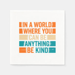 Kies vriendelijkheid - Inspirerend typografie Servet