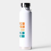 Kies vriendelijkheid - Inspirerend typografie Waterfles (Links)